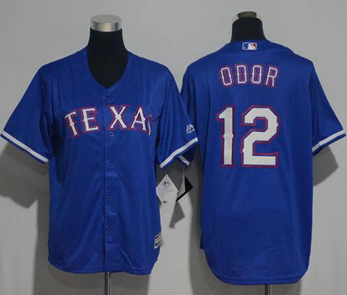 Rangers #12 Rougned Odor Blue Cool Base Stitched Youth MLB Jersey